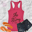 She Is Strong Tank - Shop Sassy Chick 