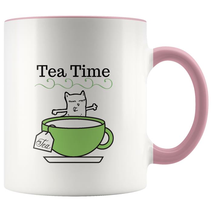 Mug Tea Ceramic Accent Mug - Pink | Shop Sassy Chick