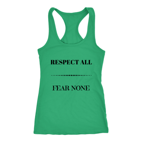 Respect All Racerback Tank Top - Green | Shop Sassy Chick