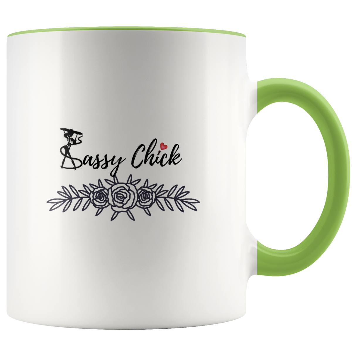 Mug Hower Sassy Ceramic Accent Mug - Green | Shop Sassy Chick