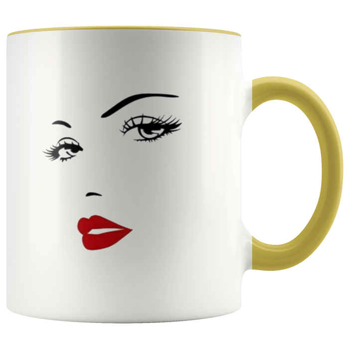 Beautiful Red Lip Coffee Mug - Shop Sassy Chick 