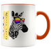 Mug Zebra Ceramic Accent Mug - Orange | Shop Sassy Chick