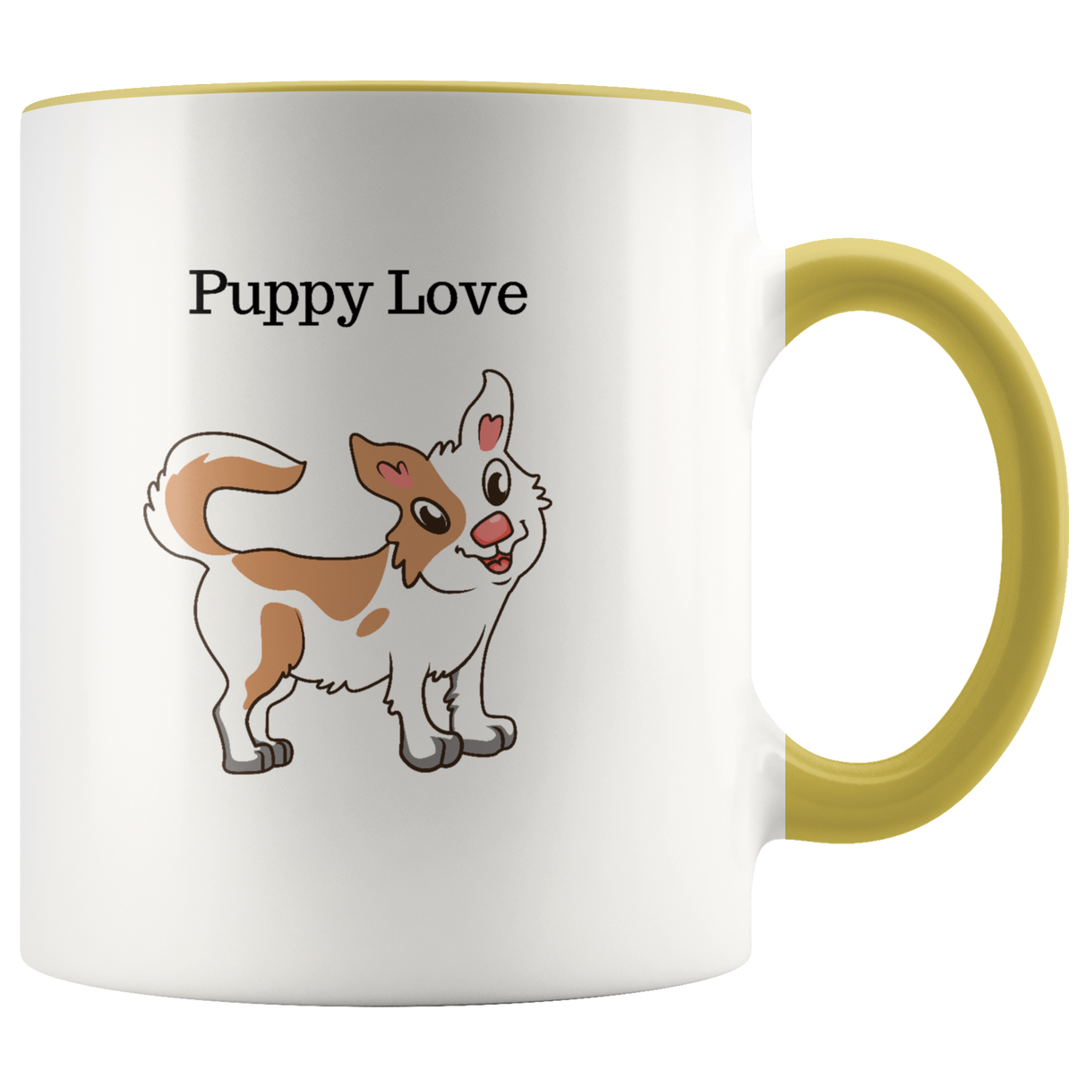 Mug Puppy Ceramic Accent Mug - Yellow | Shop Sassy Chick