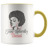 Mug Super Naturally Blessed Ceramic Mug - Yellow | Shop Sassy Chick