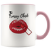 Mug Kiss Ceramic Accent Coffee Mug - Pink | Shop Sassy Chick