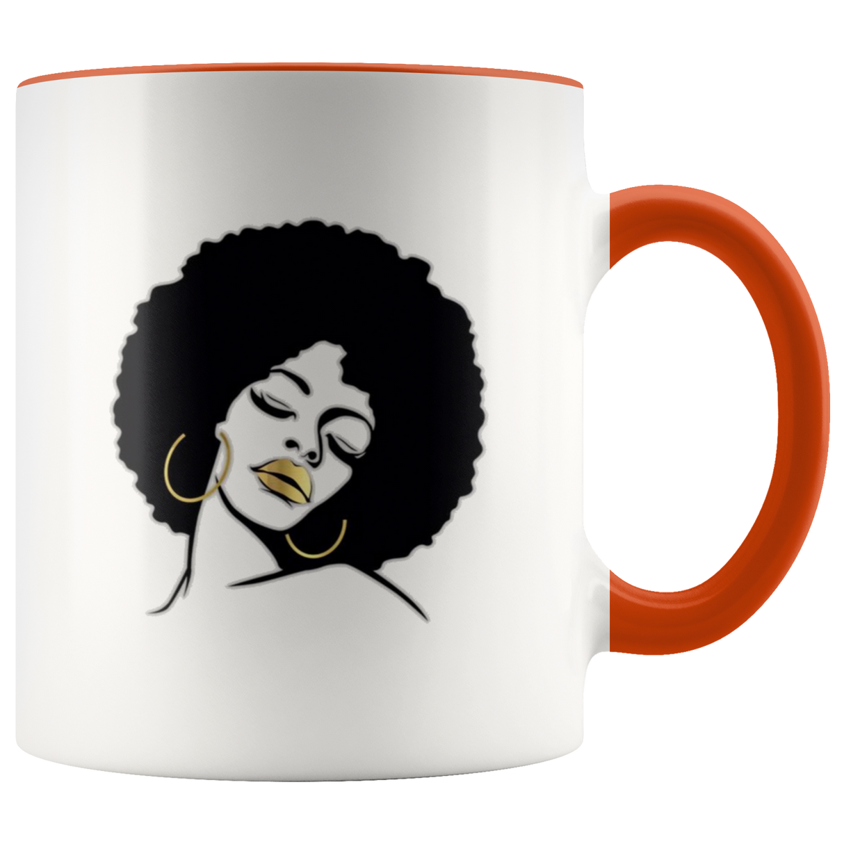 Afro Lady Cute Coffee Mug - Shop Sassy Chick 