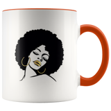 Afro Lady Cute Coffee Mug - Shop Sassy Chick 