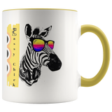 Mug Zebra Ceramic Accent Mug - Yellow | Shop Sassy Chick