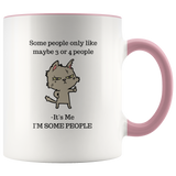Mug Some People Ceramic Accent Mug - Pink | Shop Sassy Chick
