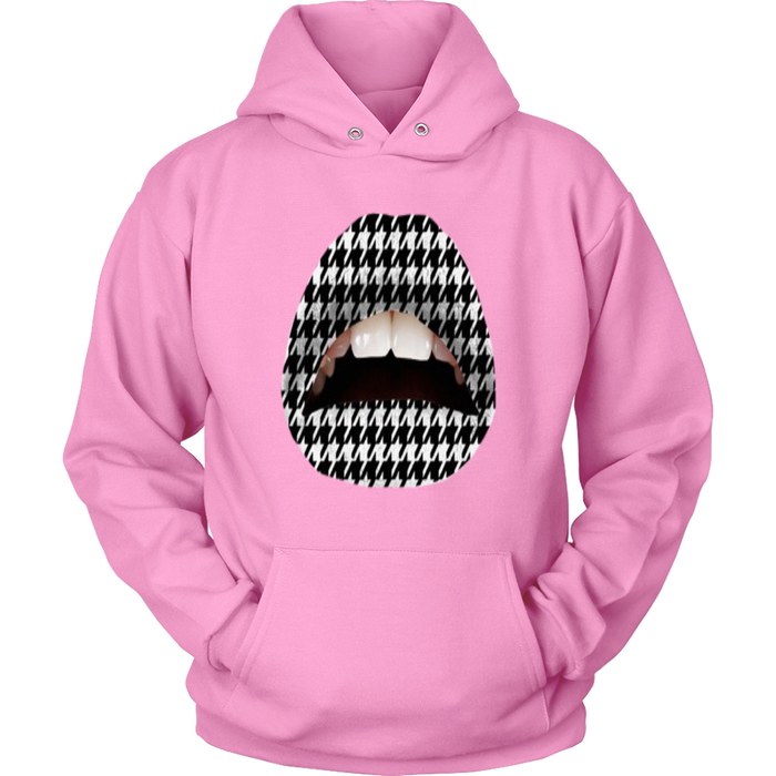 B&W Lips Hoodies