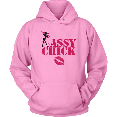 Sassy Chick Pink Lip Hoodie
