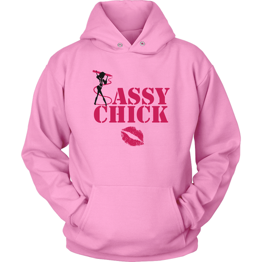 Sassy Chick Pink Lip Hoodie