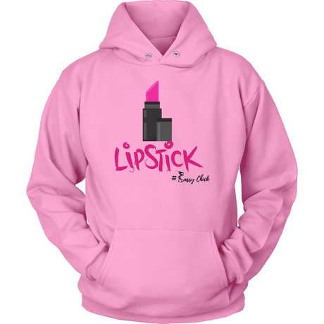 Sassy Pink Lipstick Hoodie