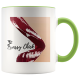 Sassy Chick Mug Ceramic Accent Mug - Green | Shop Sassy Chick