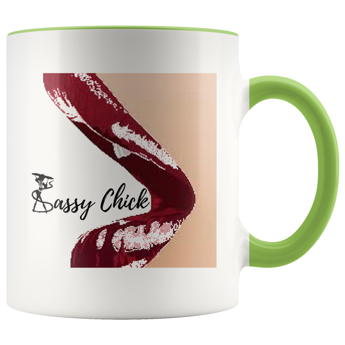 Sassy Chick Mug Ceramic Accent Mug - Green | Shop Sassy Chick