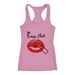 Red Lips Racerback Tank Top - Violet | Shop Sassy Chick