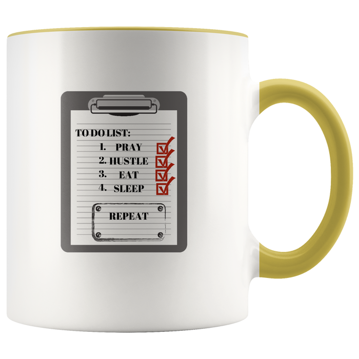 To Do List Mug Ceramic Accent Mug - Yellow | Shop Sassy Chick