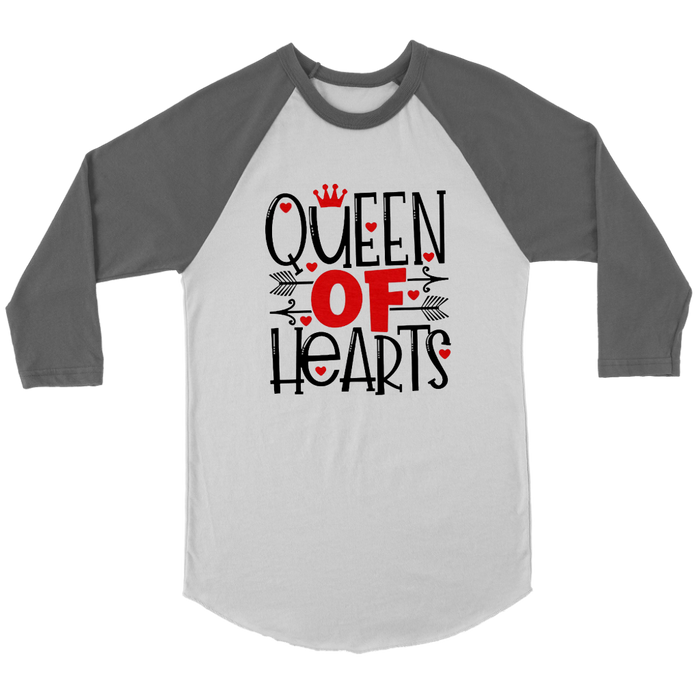 Queen Of Hearts Long Sleeves - Shop Sassy Chick 