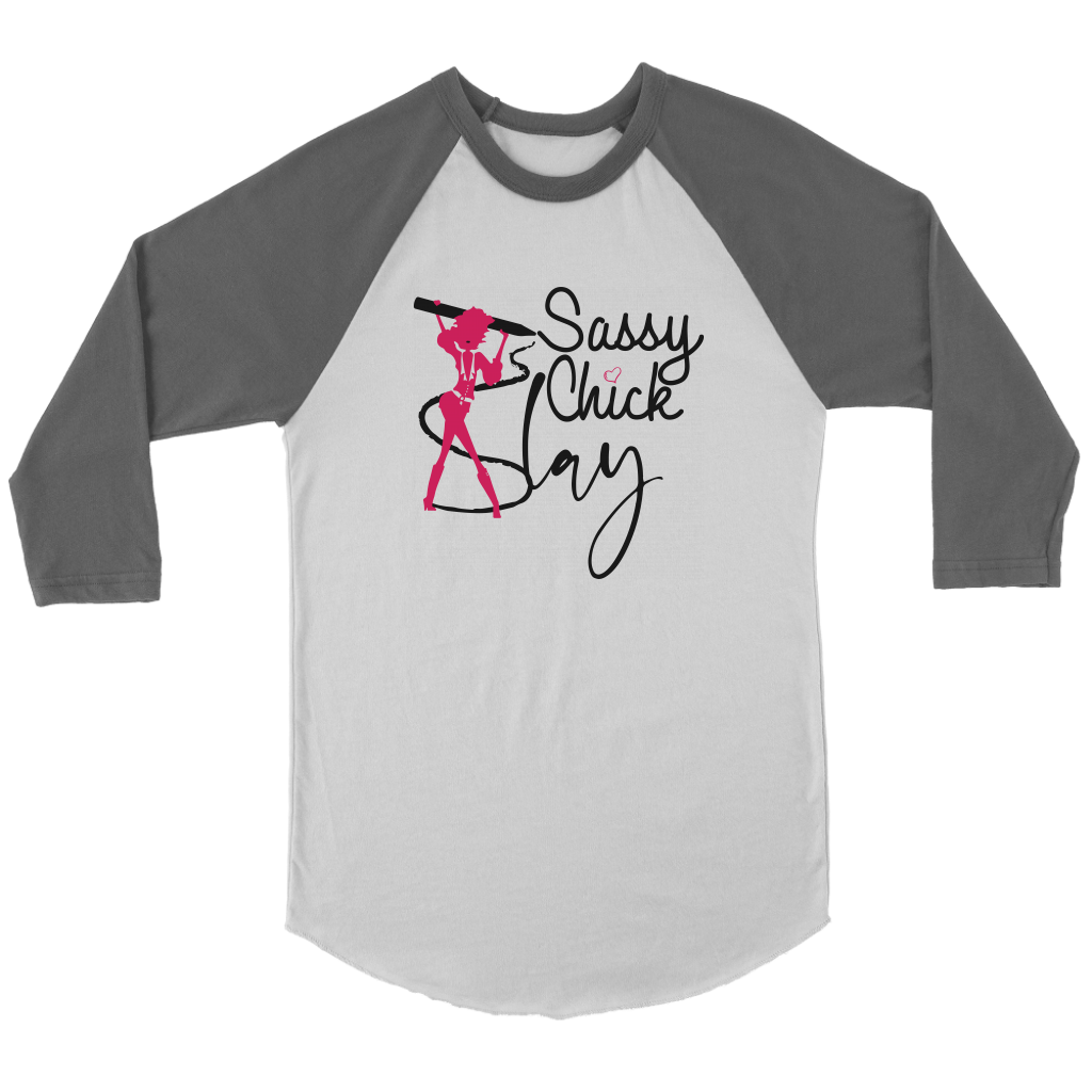 Sassy Slay Women's Long Sleeve - Grey | Shop Sassy Chick
