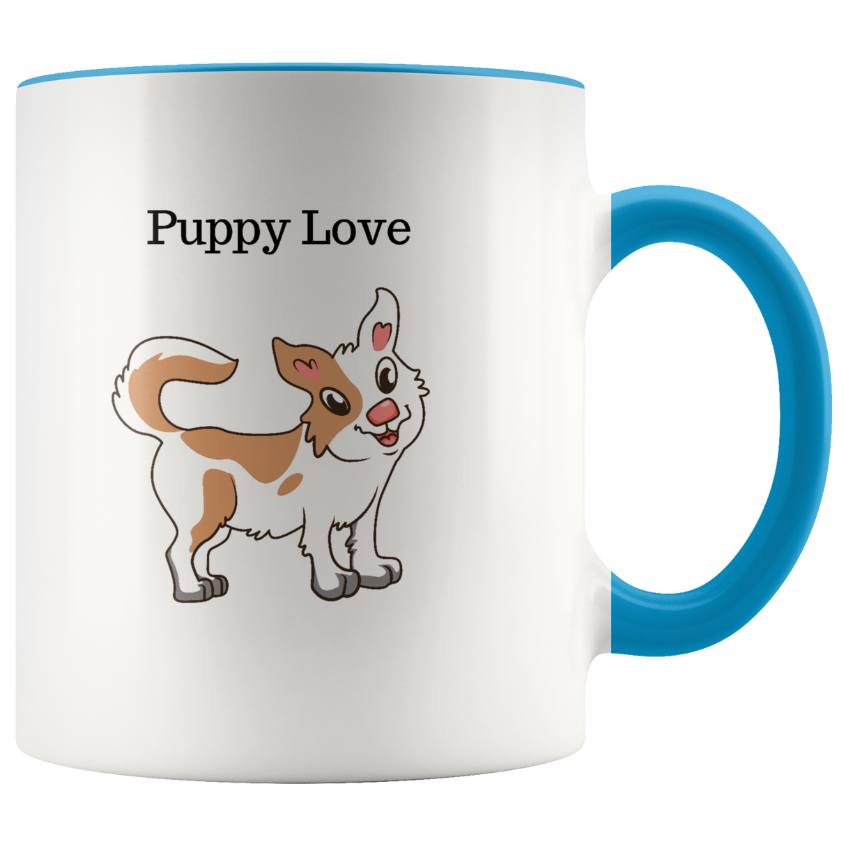 Mug Puppy Ceramic Accent Mug - Blue | Shop Sassy Chick
