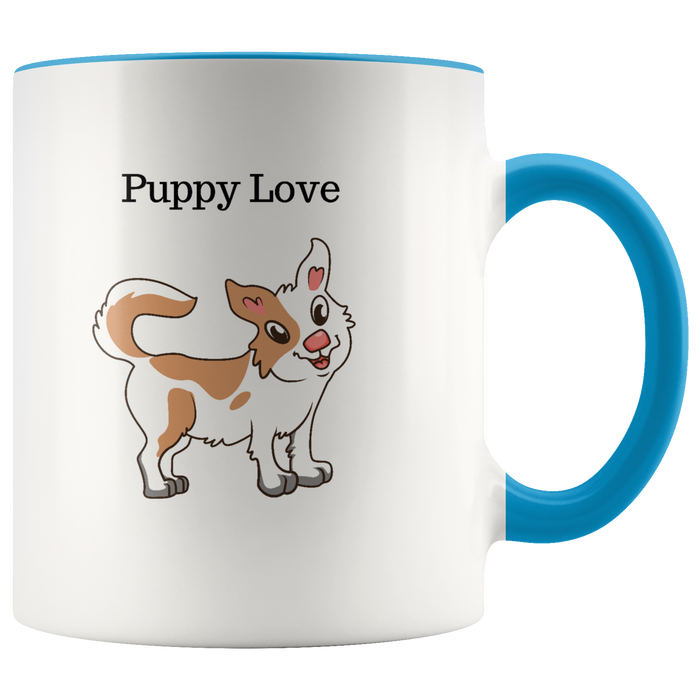 Mug Puppy Ceramic Accent Mug - Blue | Shop Sassy Chick