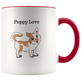 Mug Puppy Ceramic Accent Mug - Red | Shop Sassy Chick