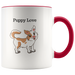 Mug Puppy Ceramic Accent Mug - Red | Shop Sassy Chick