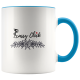Mug Hower Sassy Ceramic Accent Mug - Blue | Shop Sassy Chick