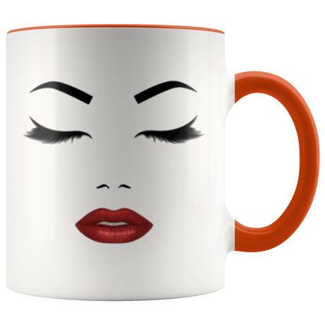 Red; Lip Face Coffee Mug - Shop Sassy Chick 